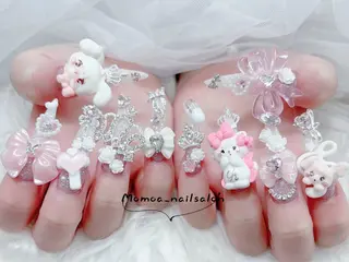 ネイル MoMoA Nail ネイル長さ出し専門店のネイルデザイン
