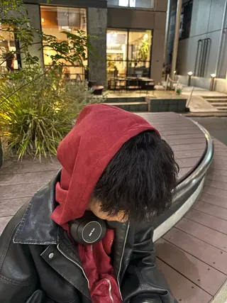 ミディアム パーマ メンズ 🐲原宿、渋谷/メン ズ特化/パーマ、縮毛のヘアスタイル