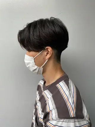 ショート カラー パーマ ヘアアレンジ メンズ キッズ ネイル マツエク・マツパ スパイキー/フェザー /波巻き/かいとのヘアスタイル