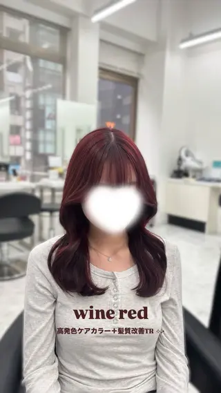 カラー かわいい艶髪🤍 れいな🤍のヘアスタイル
