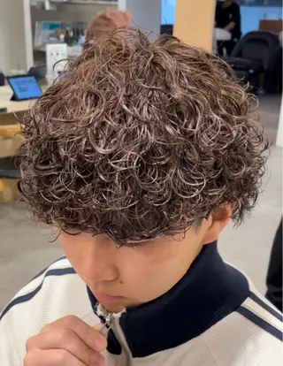パーマ メンズ 👑メンズパーマ屋 👑/栄/馬場斗生のヘアスタイル