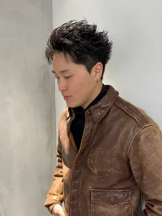 ショート 丸山飛鳥/アメカジ /パーマ/渋谷/のヘアスタイル