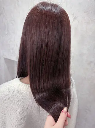 カラー うる艶カラー/韓国風 折戸光希のヘアスタイル
