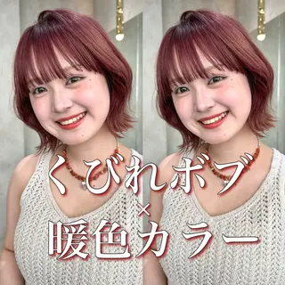 ショート カラー 原宿/韓国ボブ /くびれボブ/優希のヘアスタイル