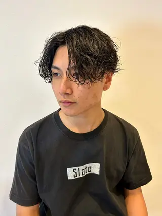 ミディアム メンズ特化🔥再現度 高カット/パーマ/元のヘアスタイル