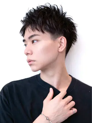 ショート HIROKI /メンズ/艶カラーのヘアスタイル