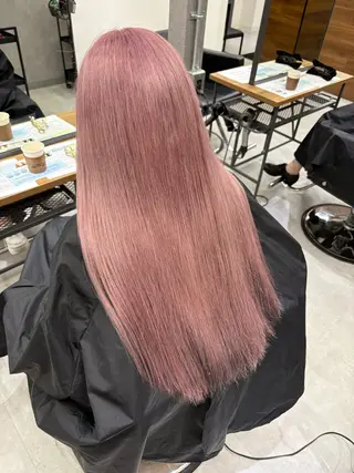 ロング KEISUKE🐶 カラー✨エクステのヘアスタイル