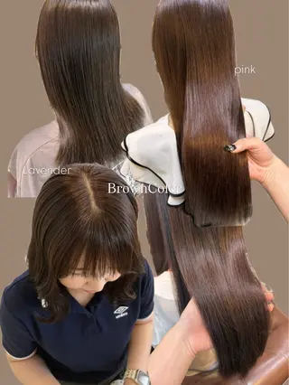 カラー eMuエミュ‪ ¨̮⃝ayakaのヘアスタイル