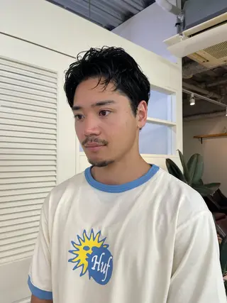 ショート パーマ メンズ 🌚モデル募集60% off:Fuka🌝のヘアスタイル