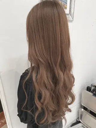 セミロング カラー ブリーチ koheiのヘアスタイル