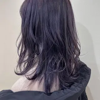 ミディアム カラー マンツーマン女性 美容師 奏のヘアスタイル