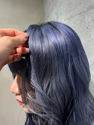 ロング カラー レイヤーカット🐩 透明感カラー モカのヘアスタイル