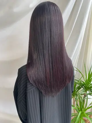ロング カラー sena⌇ベージュ⌇ ブリーチなしWカラーのヘアスタイル