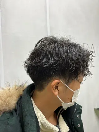 ショート パーマ メンズ 🟢NEGi🟣 🫧髪質改善のヘアスタイル