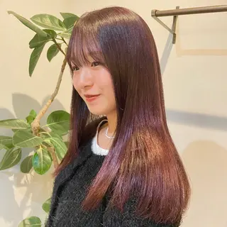 ロング カラー こいけ みきののヘアスタイル