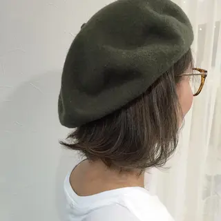 ショート ミディアム カラー 花井 啓好のヘアスタイル
