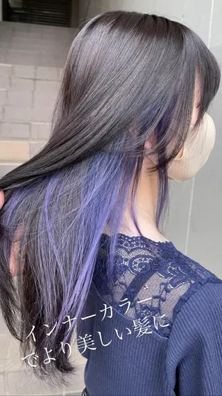 セミロング カラー 髪質改善特化✨ 山根　禎章のヘアスタイル