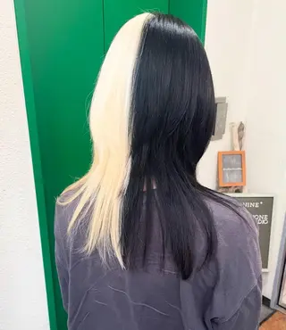 セミロング カラー ヘアアレンジ 艶髪 🦋CON🦋のヘアスタイル