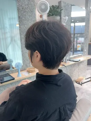 ショート カラー 近鉄奈良ショートヘア 清水力也のヘアスタイル