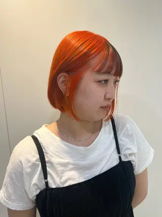 ショート カラー 🌝ぷる艶ハイトーン 柔らかヘア🍅まあやのヘアスタイル