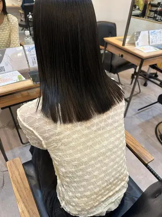 セミロング カラー 透明感カラー/京橋/ reikoのヘアスタイル