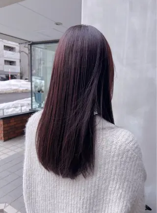 セミロング 💘札幌クロスパーマ 髪質改善💘rinaのヘアスタイル