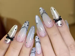 ネイル By moonネイル 🌷ワンホン/韓国風のネイルデザイン