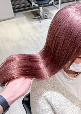 ロング 艶髪ブリーチカラー 💗manaka💗のヘアスタイル