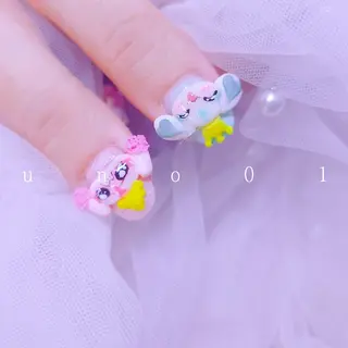ネイル 梅田🦄中崎町🩵 u n o 0 1のネイルデザイン