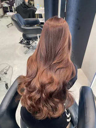 ロング 韓国✖️網紅🖤 パーマYURIYAのヘアスタイル