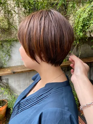ショート カラー 小顔ショート✁ ⁂Yukari⁂のヘアスタイル