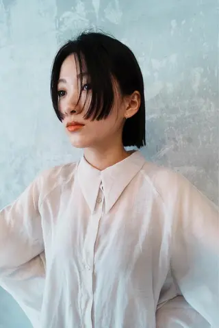 ショート オオネザワ ユカのヘアスタイル