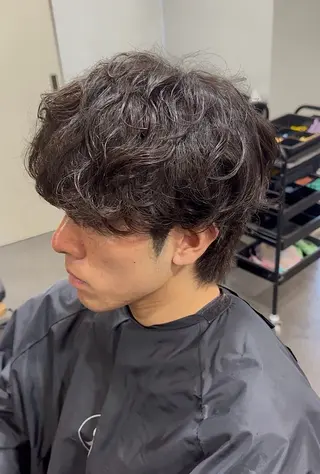 パーマ メンズ 年間2000名担当◎ パーマ職人/仲原佑樹のヘアスタイル