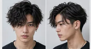 パーマ 鈴木 メンズ北千住のヘアスタイル