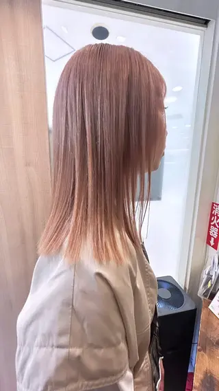 セミロング カラー 似合わせカラー/艶 髪質改善/ヨシザキのヘアスタイル