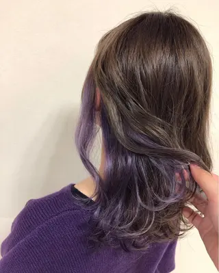 セミロング カラー ヘアアレンジ enurk店 🍋 M I K U  *のその他イメージ