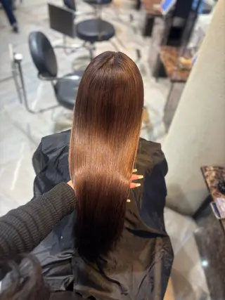 ロング カラー 大阪 梅田/ ハイトーン/エクステのヘアスタイル