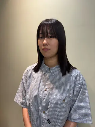 ミディアム 森住 優香のヘアスタイル