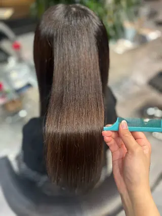 ロング 韓国艶髪/透明感 カラー/ひなののヘアスタイル