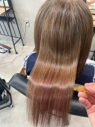 ロング カラー La vielle 西峠のヘアスタイル