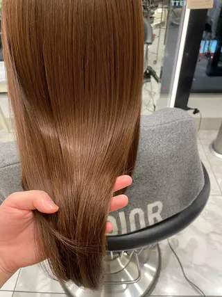 セミロング 韓国風パーマ/ヘア セット/店長みづきのヘアスタイル