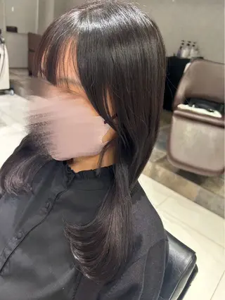 ロング カラー トレンド甘めガーリー Mizuki☁️🫧のヘアスタイル