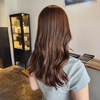 ロング カラー ハヤシ マユ ✂ 府中美容室のヘアスタイル