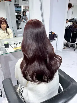 ロング カラー 韓国風透明感カラー‎ /yurinのヘアスタイル