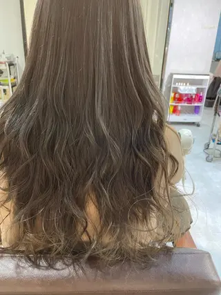 ロング カラー m i k u n aのヘアスタイル