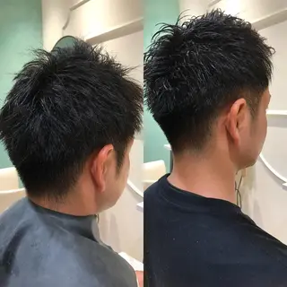 メンズ 乾かすだけで艶髪酸性 ストレート髙橋悠耶のヘアスタイル