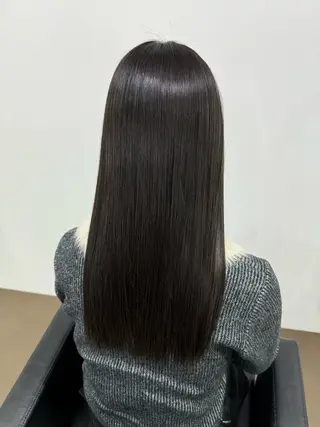 ロング 川元 春奈のヘアスタイル