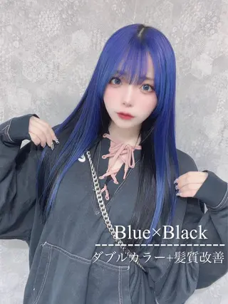 ロング カラー Tiam タクミのヘアスタイル