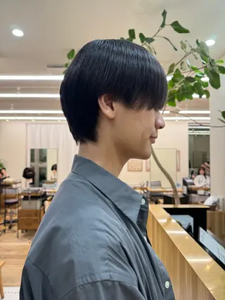 パーマ メンズ 山下 莉歩のヘアスタイル