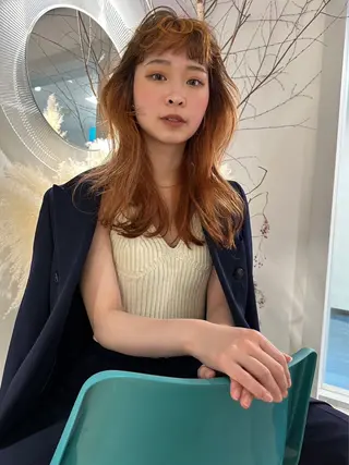 カラー ハセガワ レナのヘアスタイル